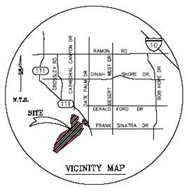 Cathedral City Map